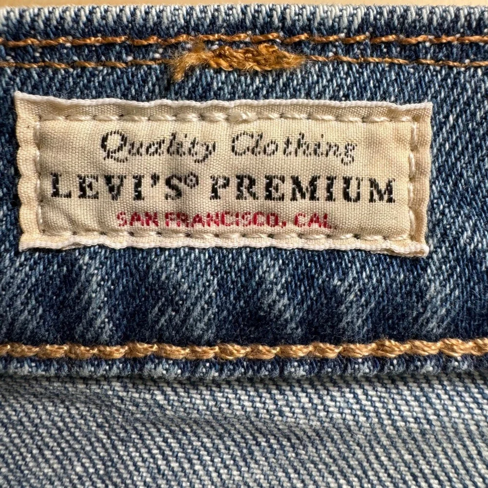 Levis‎ 512 Jeans 30x30 Selvedge Mens Slim Taper Light Wash Stretch Denim